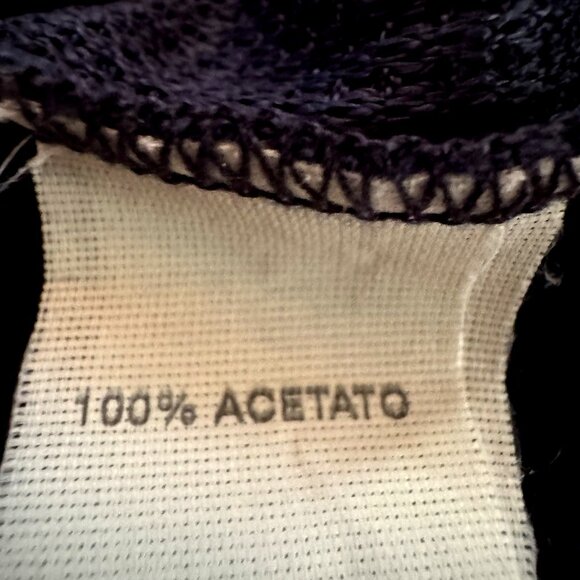 Mem's Paolo Valenzi Italy  T-Shirt size XXL Navy Blue Woven fabric light weight - Picture 8 of 11